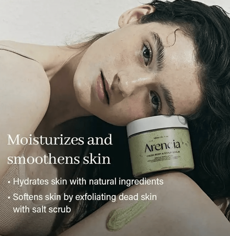 Arencia 滋潤身體&amp;頭皮磨砂膏260g／粉紅雲朵身體磨砂膏260g - HLY &amp; CHOCCICO