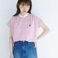 ASSN French Sleeve Shirt Pink Tops HLY & CHOCCICO
