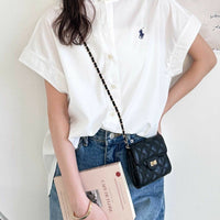 ASSN x GeeRA French Sleeve Shirt Tops - 2 Color HLY & CHOCCICO
