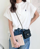 ASSN x GeeRA French Sleeve Shirt Tops - 2 Color HLY & CHOCCICO