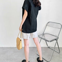 ASSN x GeeRA French Sleeve Shirt Tops - 2 Color HLY & CHOCCICO
