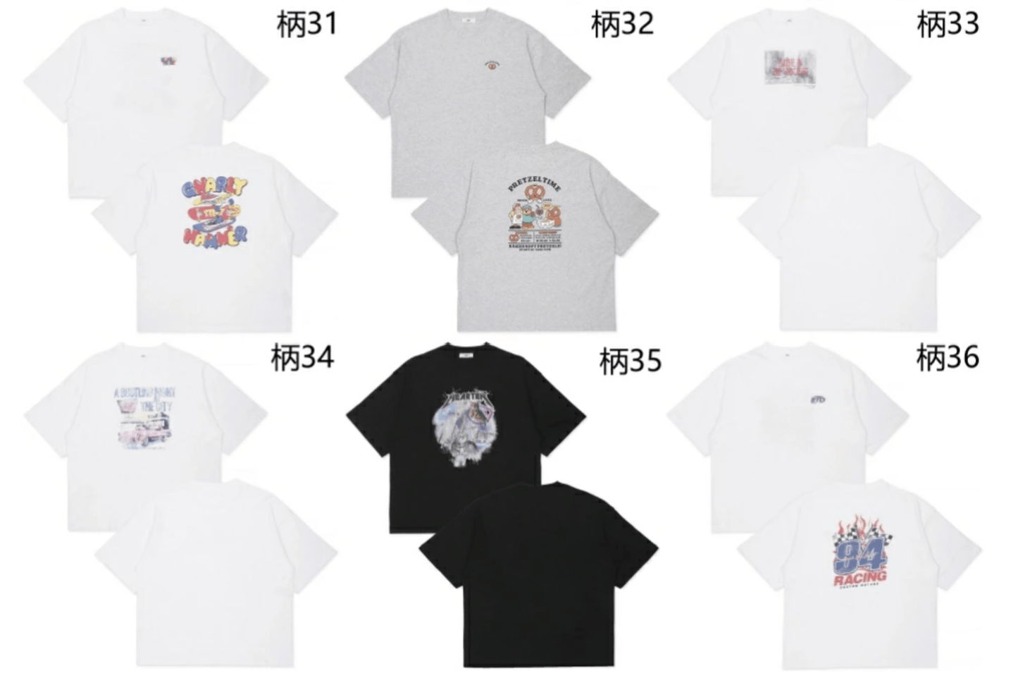 日本直送Assorted Graphic Tee HLY & CHOCCICO