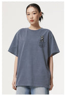 [ATW] No Advice Pigment Short Sleeve Tee HLY & CHOCCICO