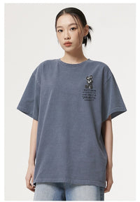 [ATW] No Advice Pigment Short Sleeve Tee HLY & CHOCCICO