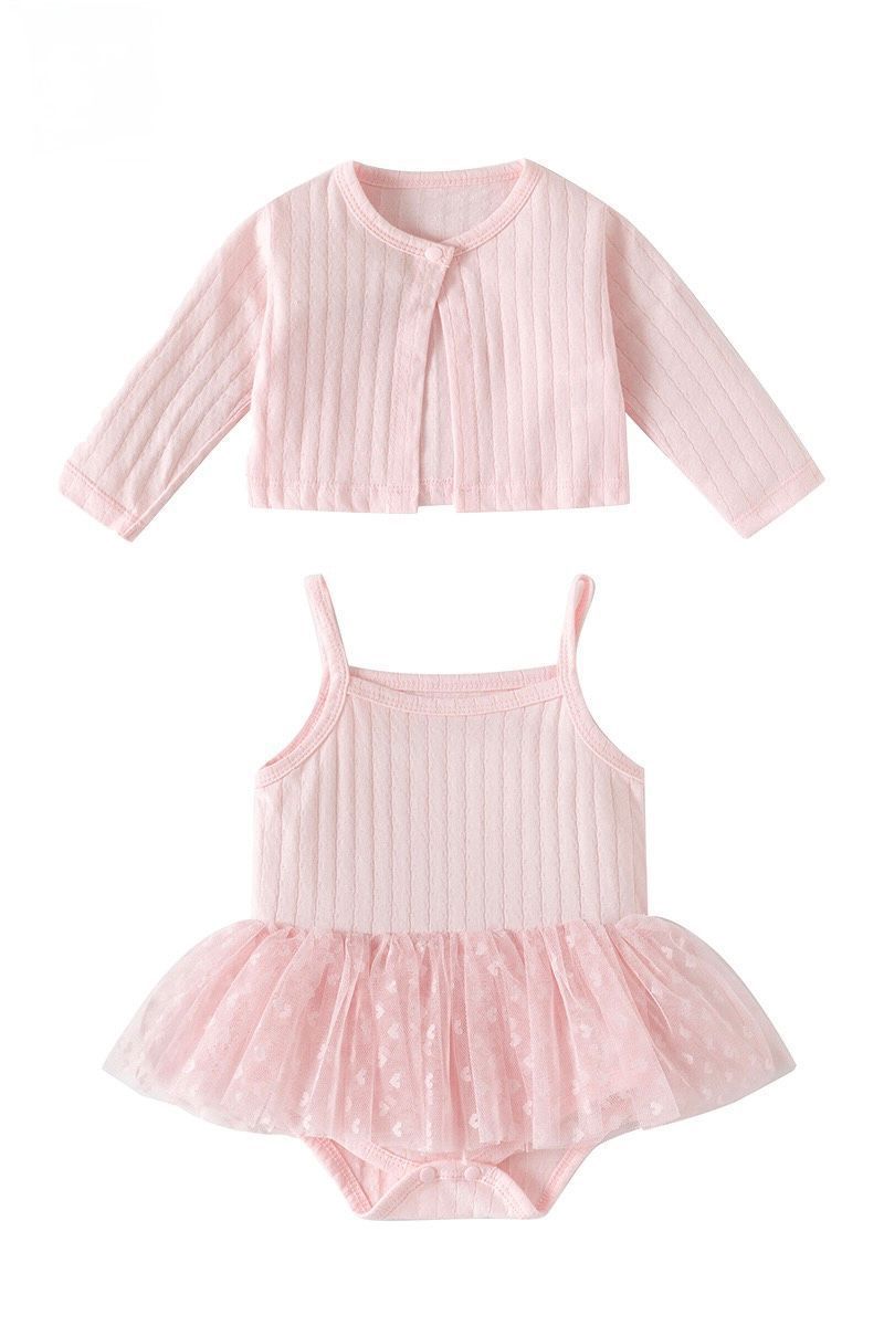 🌟售完即止🌟韓系baby夏季吊帶裙套裝 ( 🚚貨期 4 - 6星期 ) - HLY &amp; CHOCCICO