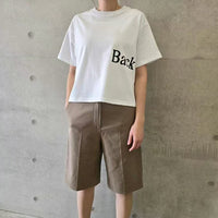 韓國直送 Back Tee - 3 Color - HLY & CHOCCICO
