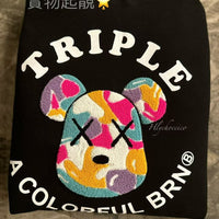 韓國直送Baron Triple Bear Embroidery Hoodie 3 Colors - HLY & CHOCCICO