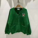 韓國直送Baron Triple Embroidery Cardigan HLY & CHOCCICO