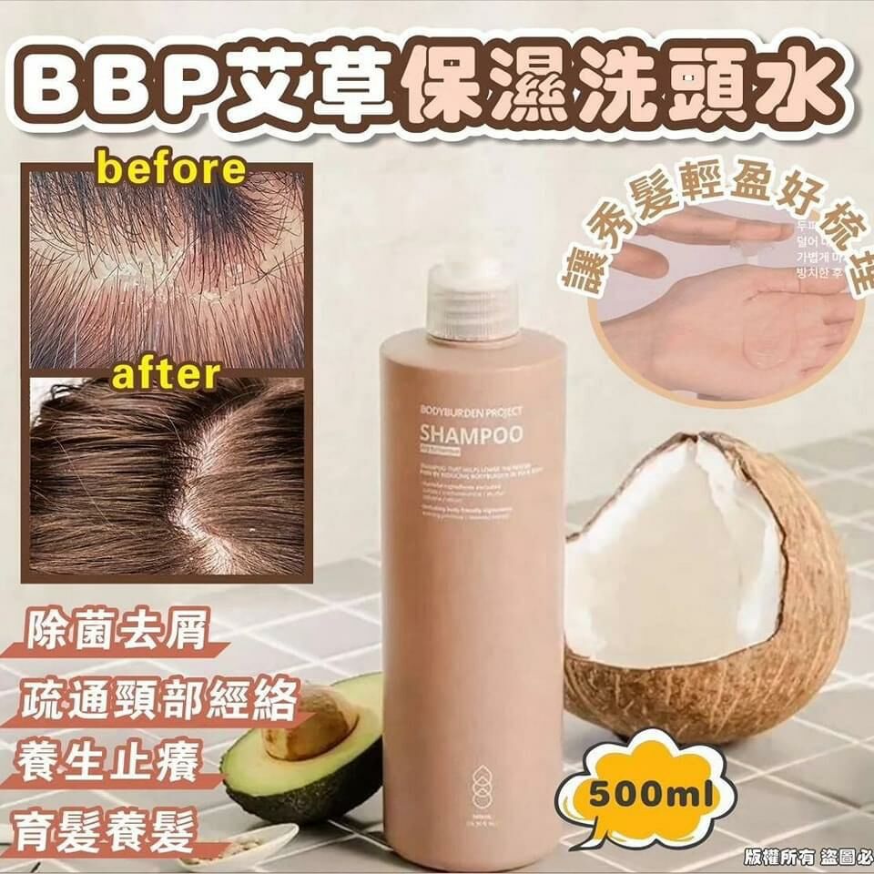 韓國 BBP 艾草保濕洗頭水 Oily Skin 500ml - HLY & CHOCCICO
