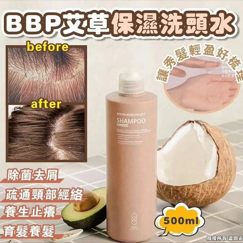 韓國 BBP 艾草保濕洗頭水 Oily Skin 500ml - HLY &amp; CHOCCICO