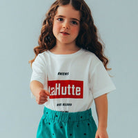 Beams La Hutte Kids Tee -2 Color HLY & CHOCCICO