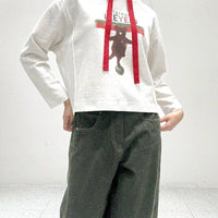 韓國直送 Bear Pattern Hoodie - HLY & CHOCCICO