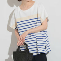 BMS Lace table border blue over Tee  - 2 Color - HLY & CHOCCICO