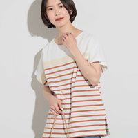 BMS Lace table border blue over Tee  - 2 Color - HLY & CHOCCICO