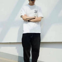 BMS Loose and Simple Three - Dimensional Cut Primary Color Denim - HLY & CHOCCICO