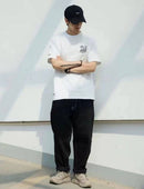 BMS Loose and Simple Three - Dimensional Cut Primary Color Denim - HLY & CHOCCICO