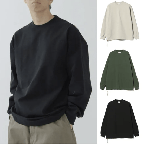 BMS ビームスジャパンSTECH LOOSE L/S TEE