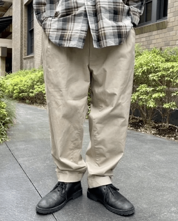 BMS Unisex Pleat Chino Pants - HLY & CHOCCICO