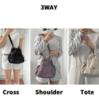 韓國直送Bonney Bucket Bag Mini 索帶細水桶手抽/側孭袋（此產品不適用折扣） - HLY & CHOCCICO