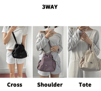 韓國直送Bonney Bucket Bag Mini 索帶細水桶手抽/側孭袋（此產品不適用折扣） - HLY & CHOCCICO