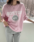 韓國直送Boston Long Sleeve Tee - HLY & CHOCCICO