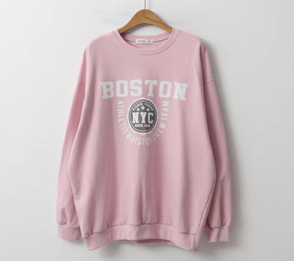 韓國直送Boston Long Sleeve Tee - HLY &amp; CHOCCICO