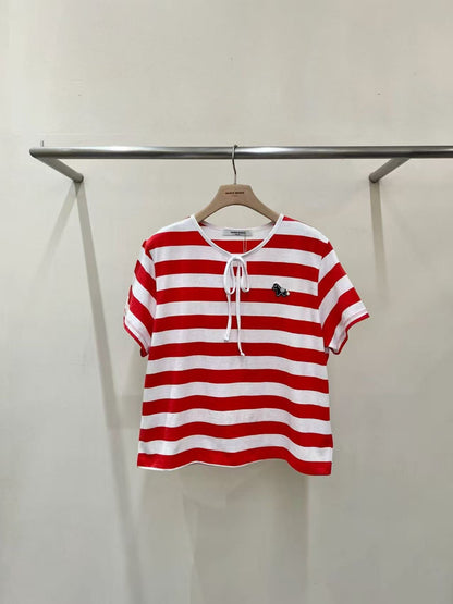 韓國直送Breezy Striped Top - HLY &amp; CHOCCICO
