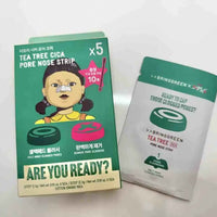 🌿 韓國 Bring Green x 魷魚遊戲茶樹鼻貼 🌿