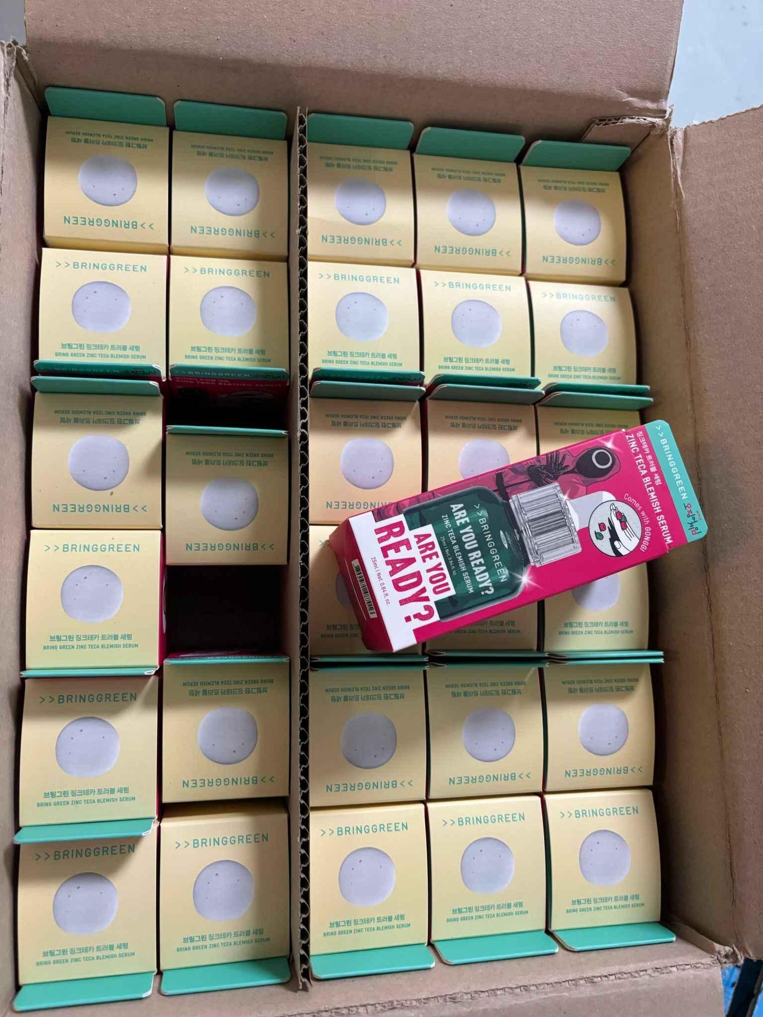 韓國 BRING GREEN Zinc Teca Blemish Serum 積雪草高效純素精華液 25ml - HLY &amp; CHOCCICO