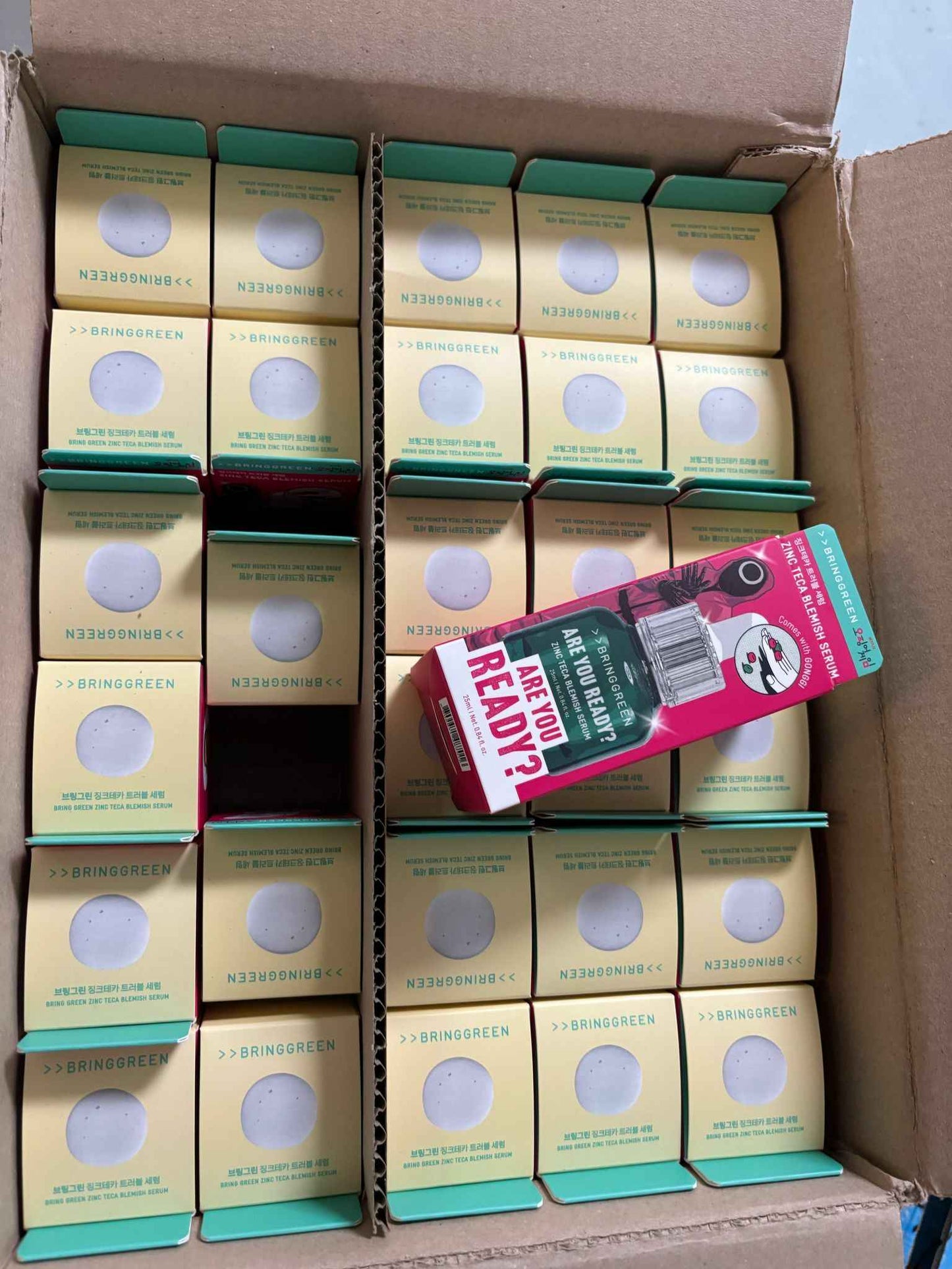 韓國 BRING GREEN Zinc Teca Blemish Serum 積雪草高效純素精華液 25ml