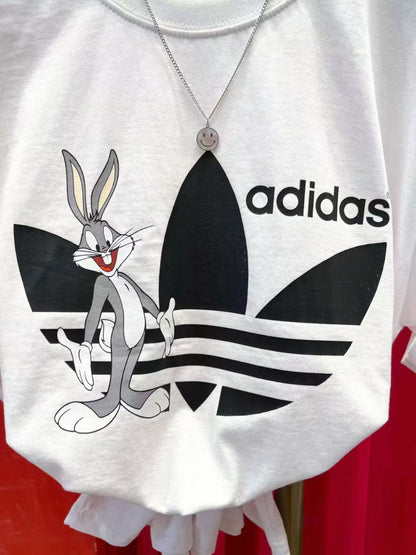 韓國直送Bugs Bunny Graphic Tee - HLY &amp; CHOCCICO