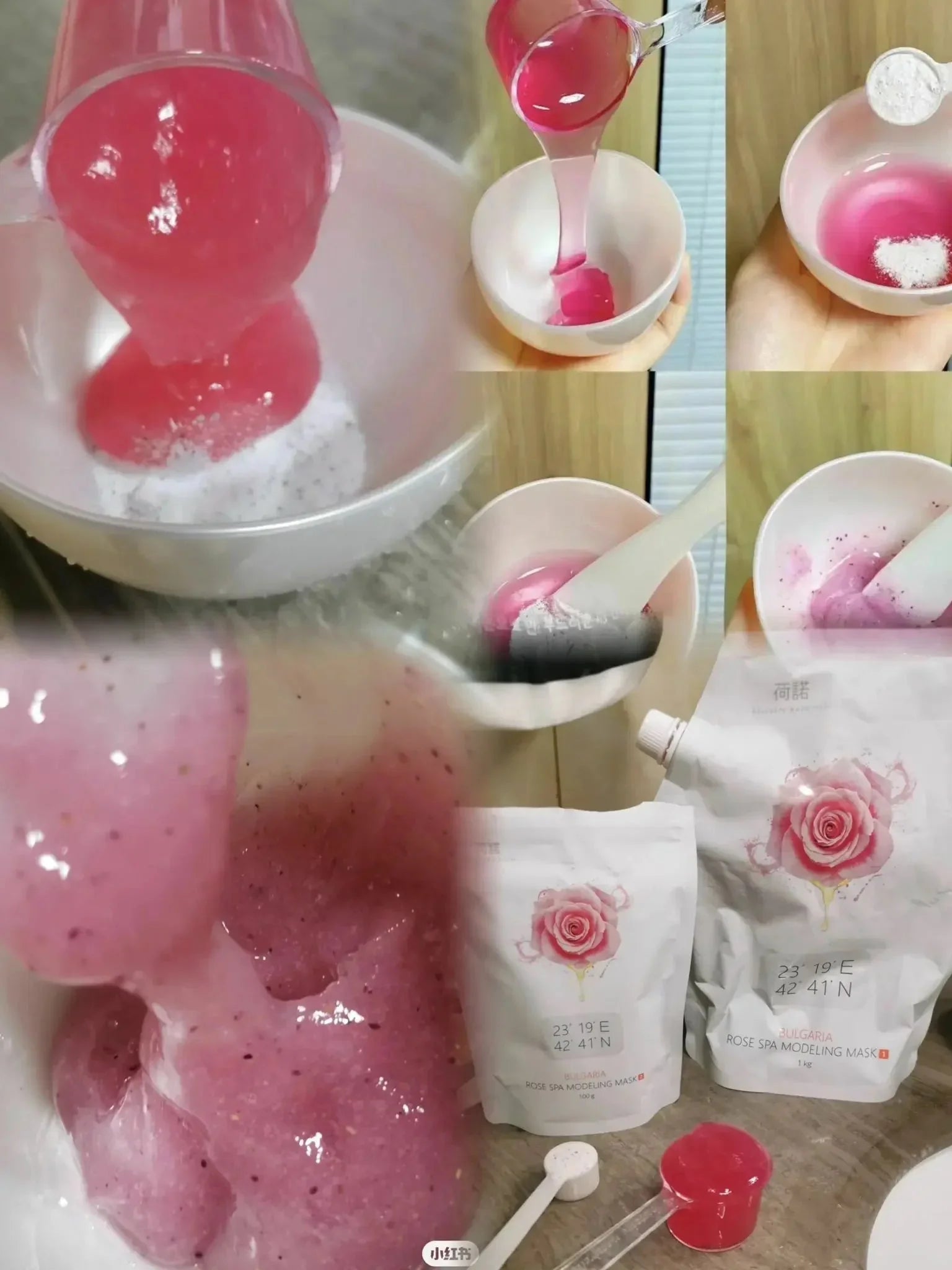 韓國🇰🇷 BULGARIA ROSE SPA MODELING MASK 荷諾玫瑰軟膜💕 - HLY &amp; CHOCCICO