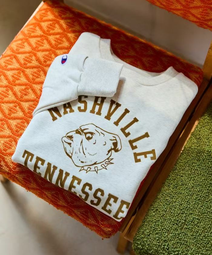 Bulldog Flocky Print Sweatshirt - HLY & CHOCCICO