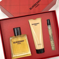 Burberry hero Eau De Toilette  gift set 駿勇之心男士淡香水3件套(淡香水10ml+100ml+沐浴露75ml) HLY & CHOCCICO