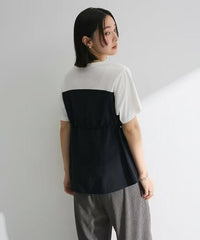 日本直送Bustier Docking Drost 5 Minute Sleeve Pullover HLY & CHOCCICO
