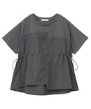 日本直送Bustier Docking Drost 5 Minute Sleeve Pullover HLY & CHOCCICO