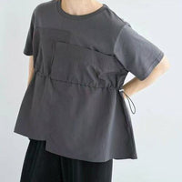 日本直送Bustier Docking Drost 5 Minute Sleeve Pullover HLY & CHOCCICO