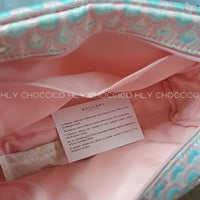 BVLGARI 化妝袋  (紫紅色) HLY & CHOCCICO