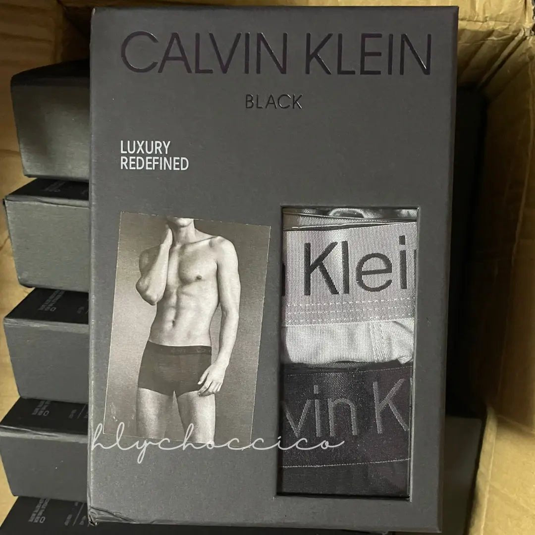 🇺🇸Calvin Klein 男裝平腳內褲(1SET 3條) 🌟貨期3至4星期 - HLY & CHOCCICO
