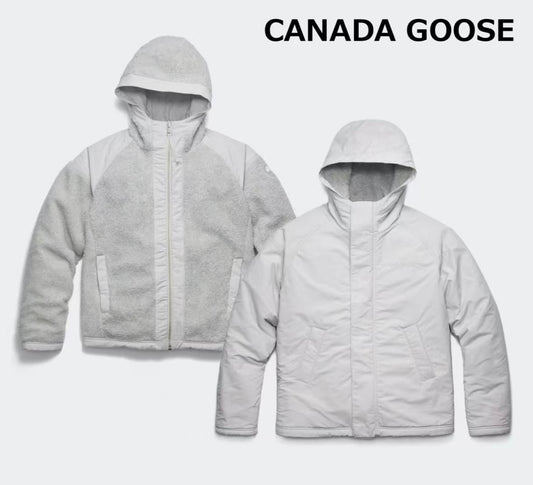CANADA GOOSE Alberni Reversible Fleece Bomber - HLY & CHOCCICO