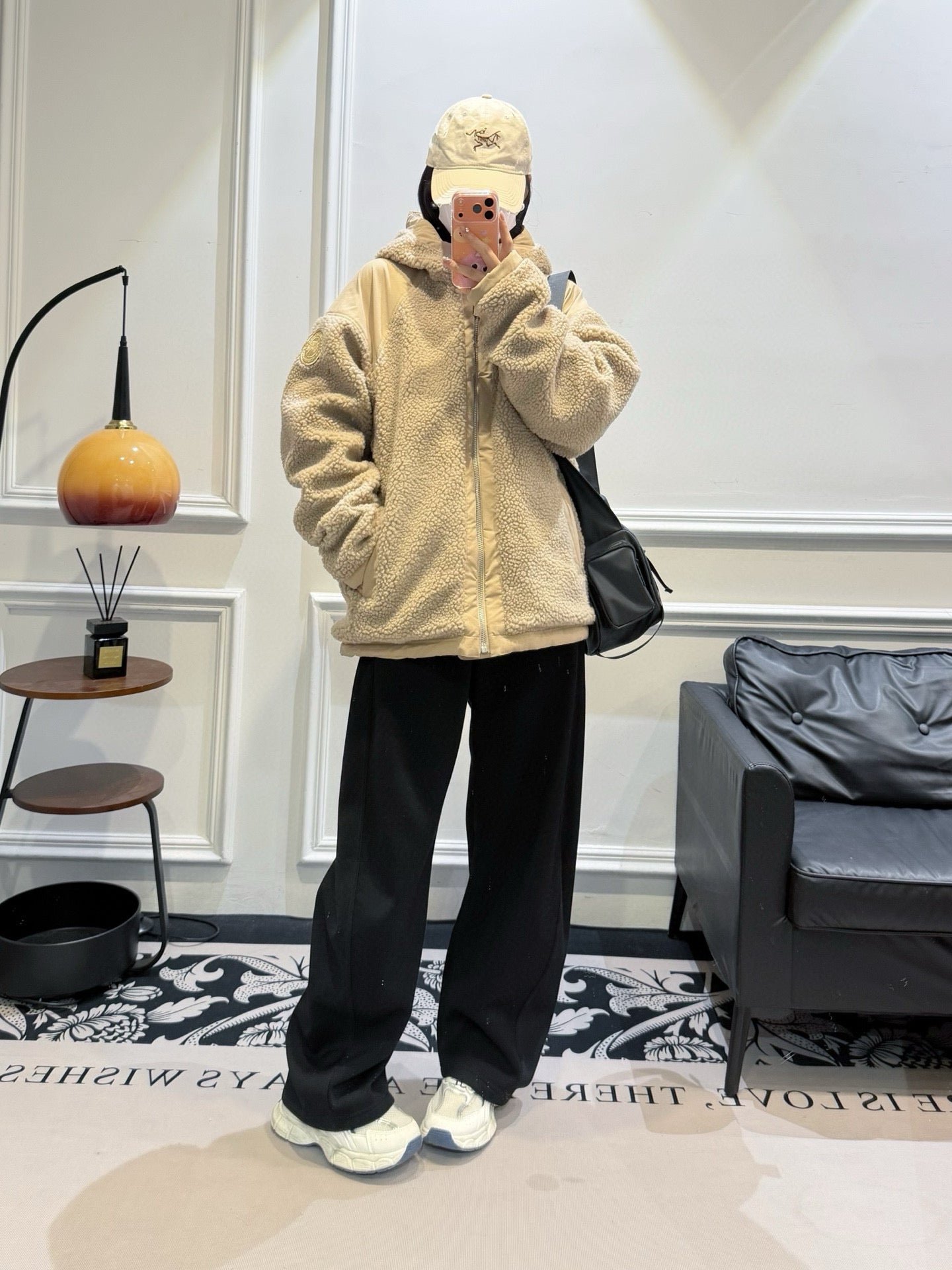 CANADA GOOSE Alberni Reversible Fleece Bomber - HLY & CHOCCICO