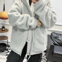 CANADA GOOSE Alberni Reversible Fleece Bomber - HLY & CHOCCICO