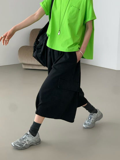 韓國直送Cargo Style Relaxed Pants - HLY &amp; CHOCCICO