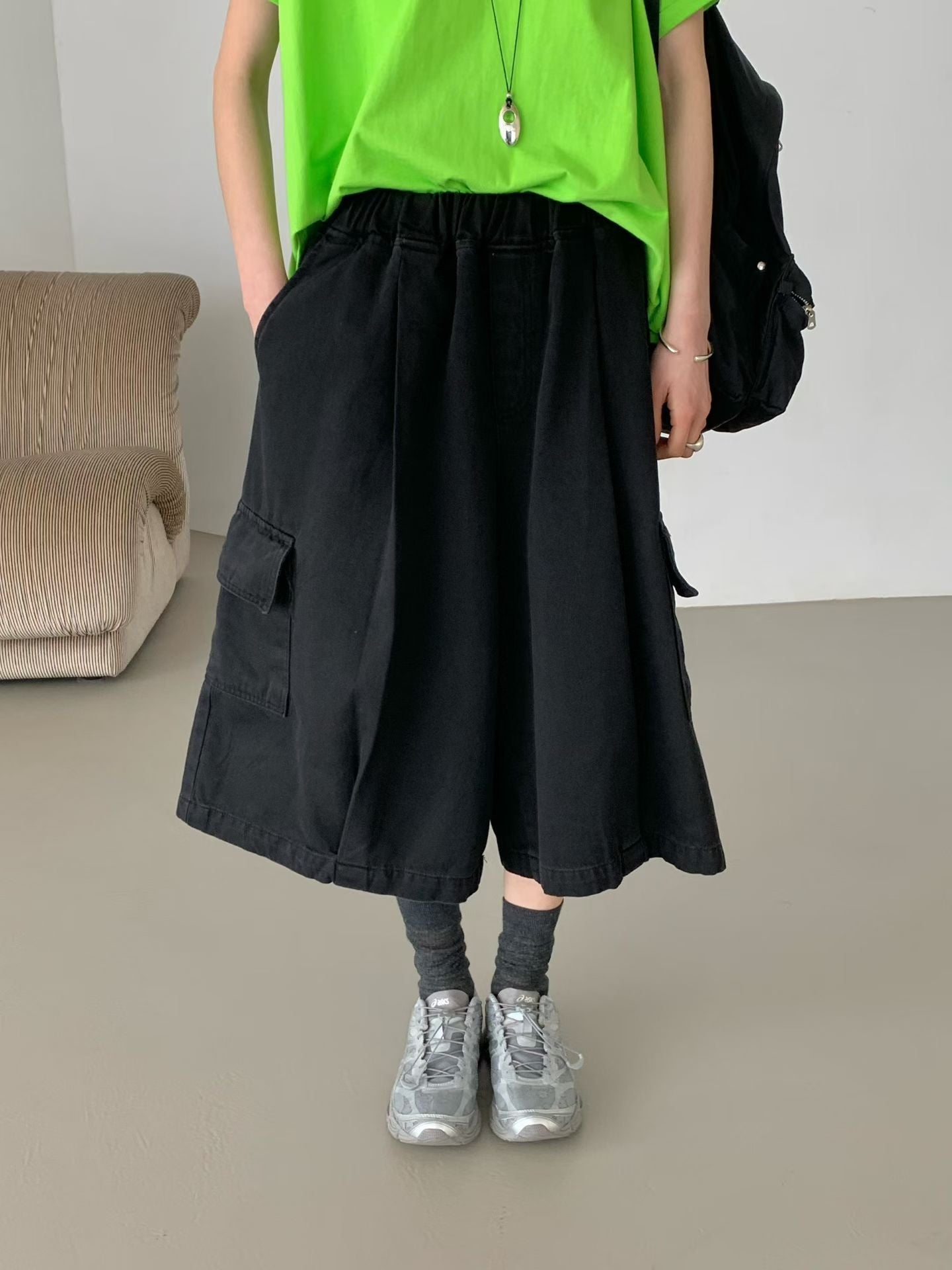 韓國直送Cargo Style Relaxed Pants - HLY &amp; CHOCCICO