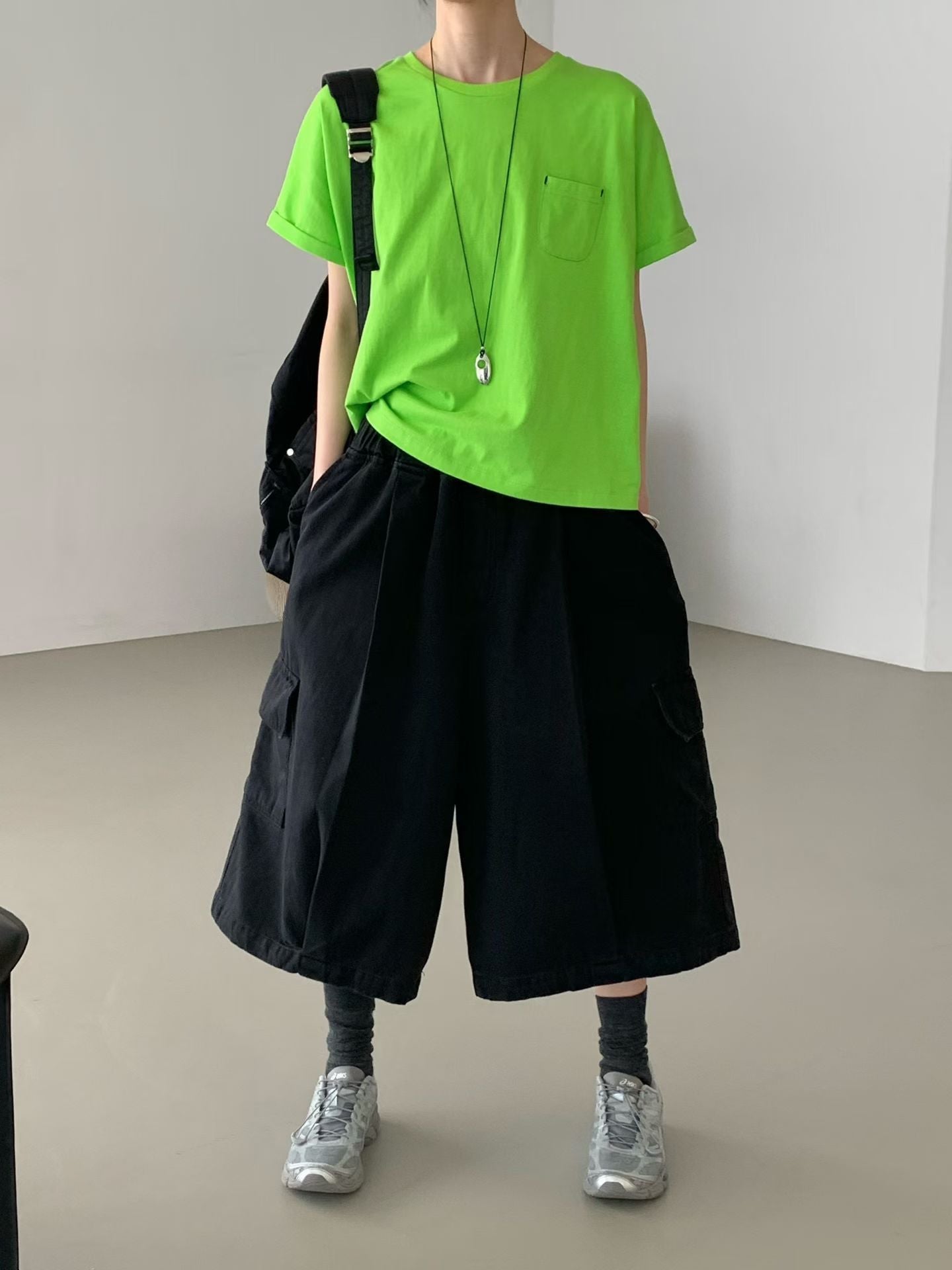 韓國直送Cargo Style Relaxed Pants - HLY &amp; CHOCCICO