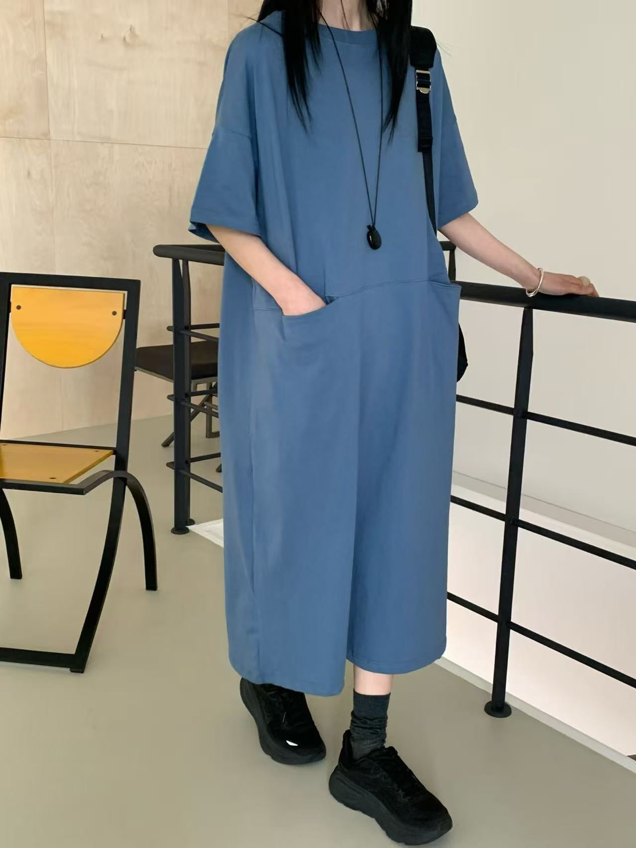 韓國直送Casual Oversized Dress 👗✨ - HLY &amp; CHOCCICO
