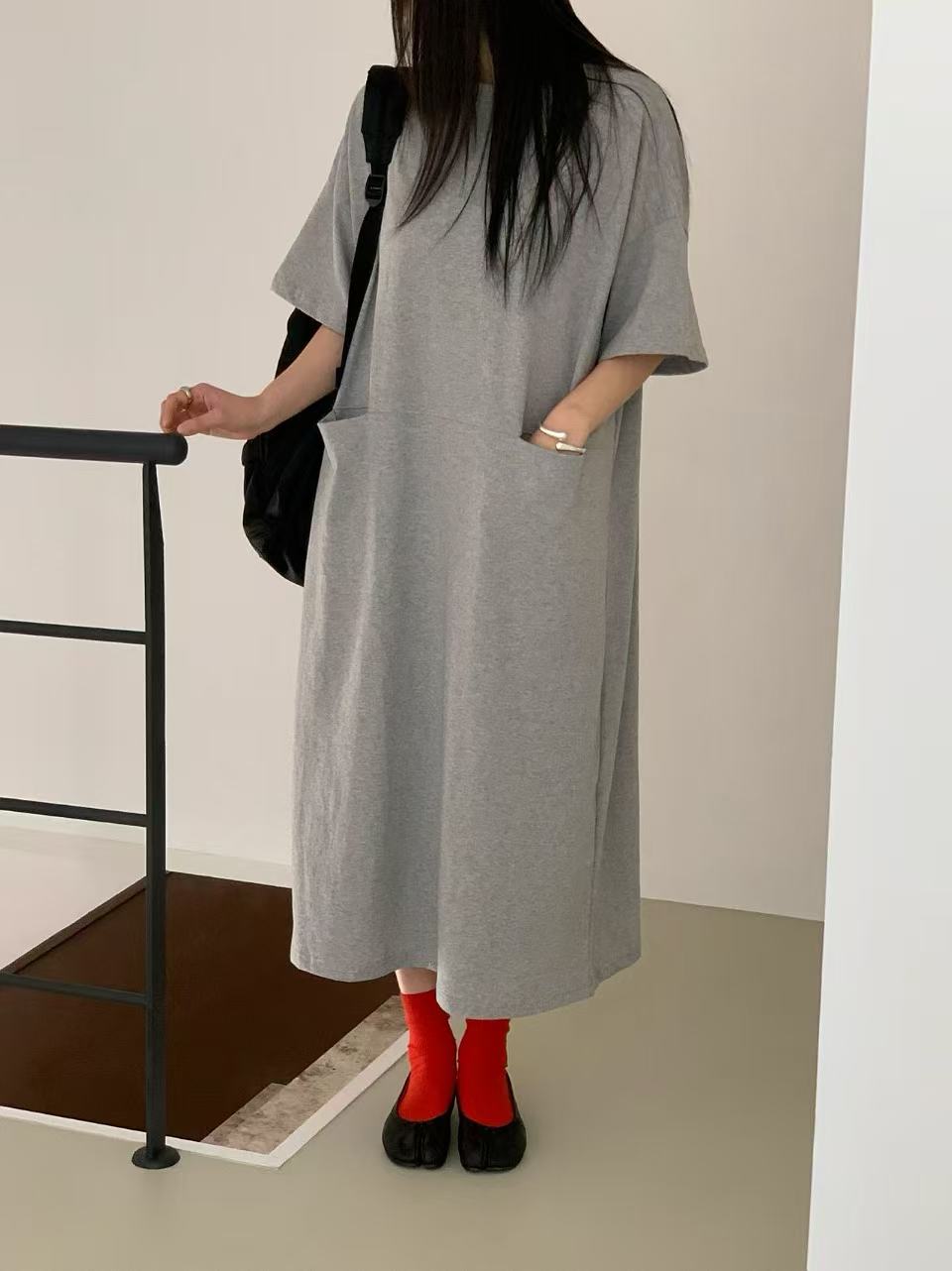韓國直送Casual Oversized Dress 👗✨ - HLY &amp; CHOCCICO