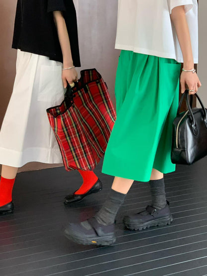 韓國直送Casual Pocket Skirt - HLY &amp; CHOCCICO