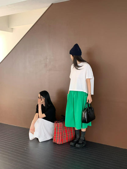 韓國直送Casual Pocket Skirt - HLY &amp; CHOCCICO