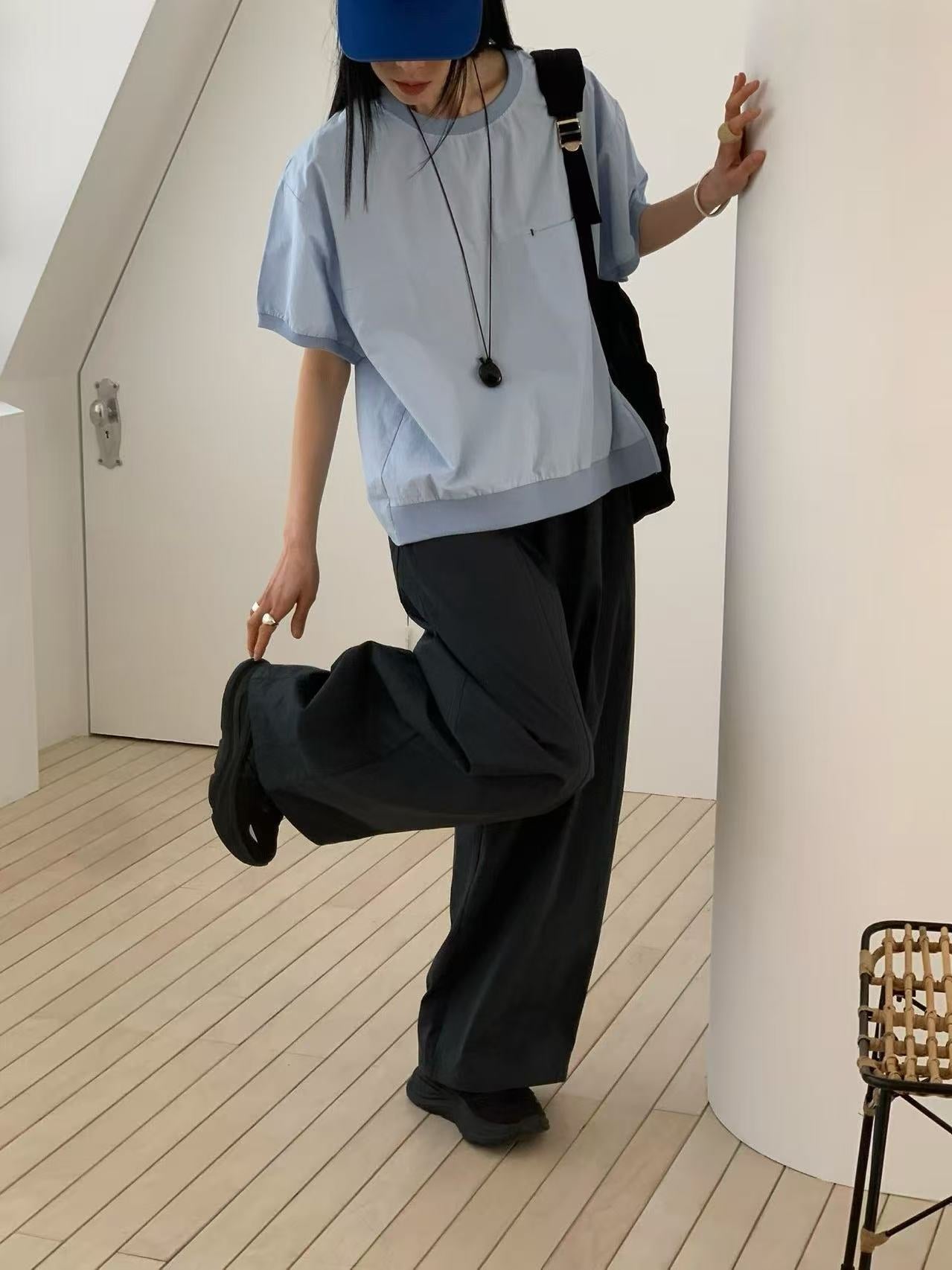 韓國直送Casual Short Sleeve Top / pants 👕👖 ✨ - HLY &amp; CHOCCICO
